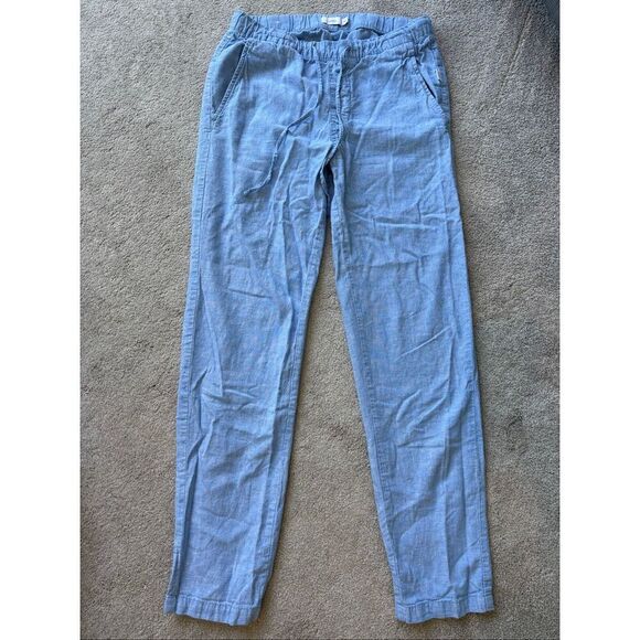 NWOT ONIA linen blend drawstring women’s pant, Small $178 D7 - Picture 2 of 7